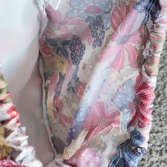 Thirthy-one Floral Print Cinch Bag - Picture 4 of 4